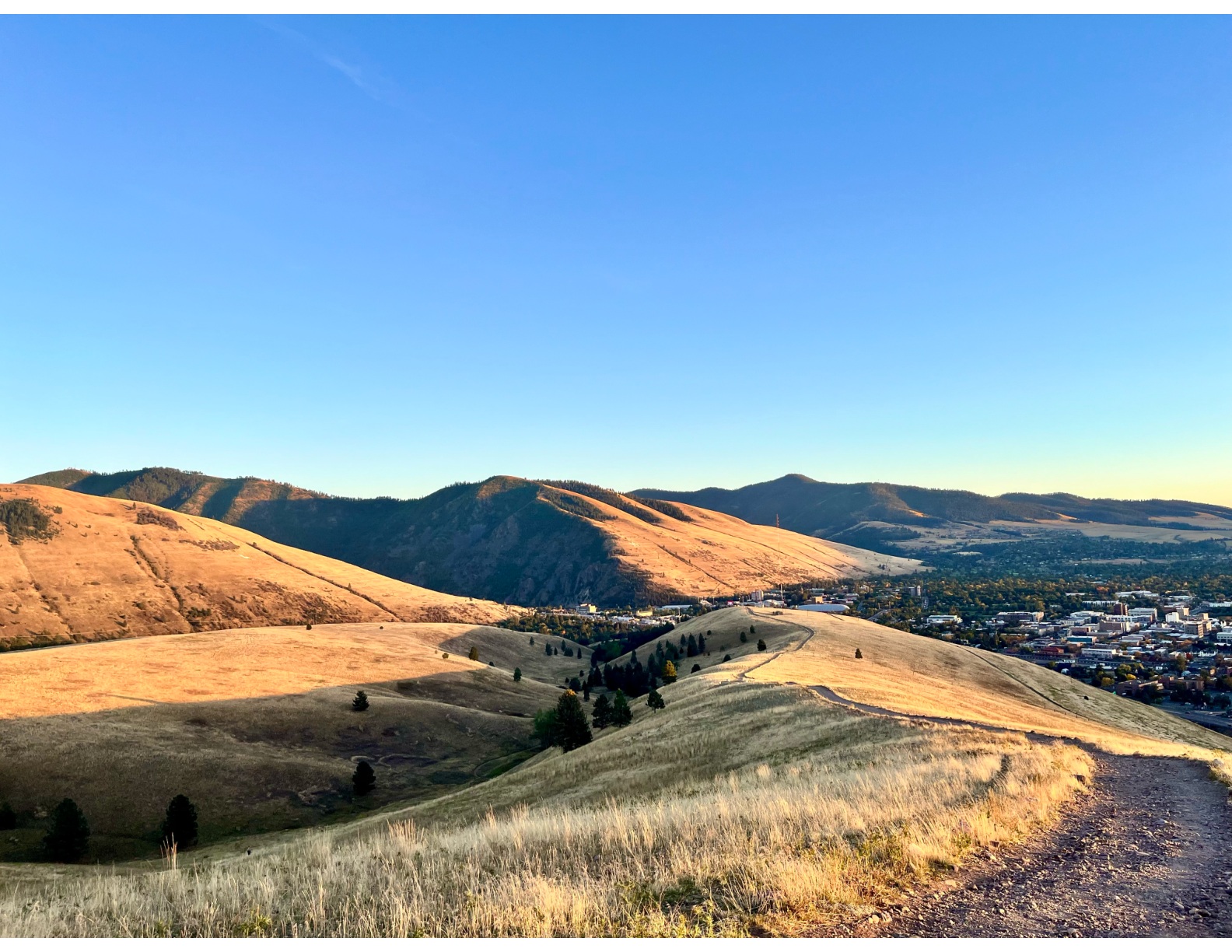 Missoula valley and surrounding hills